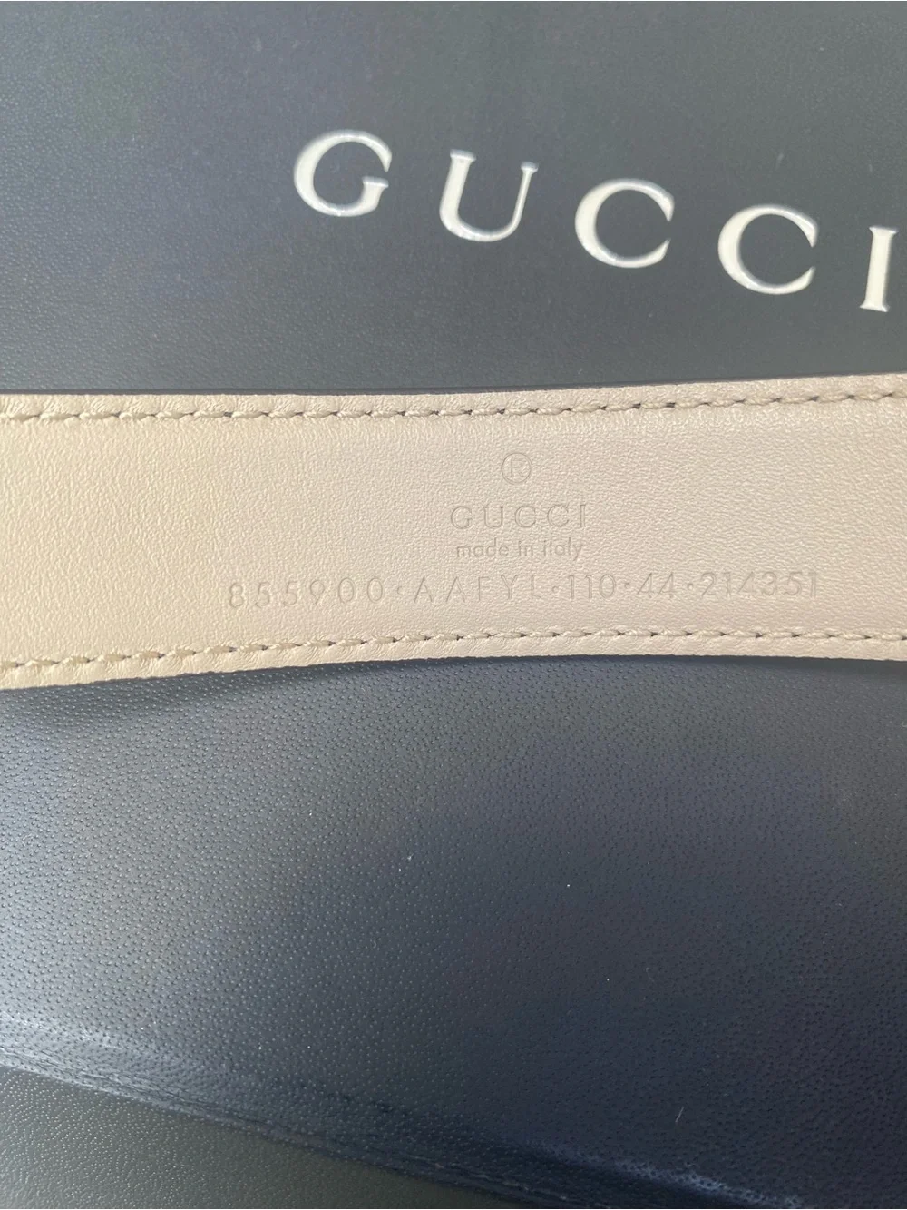 GUCCI Reversible belt with Horsebit